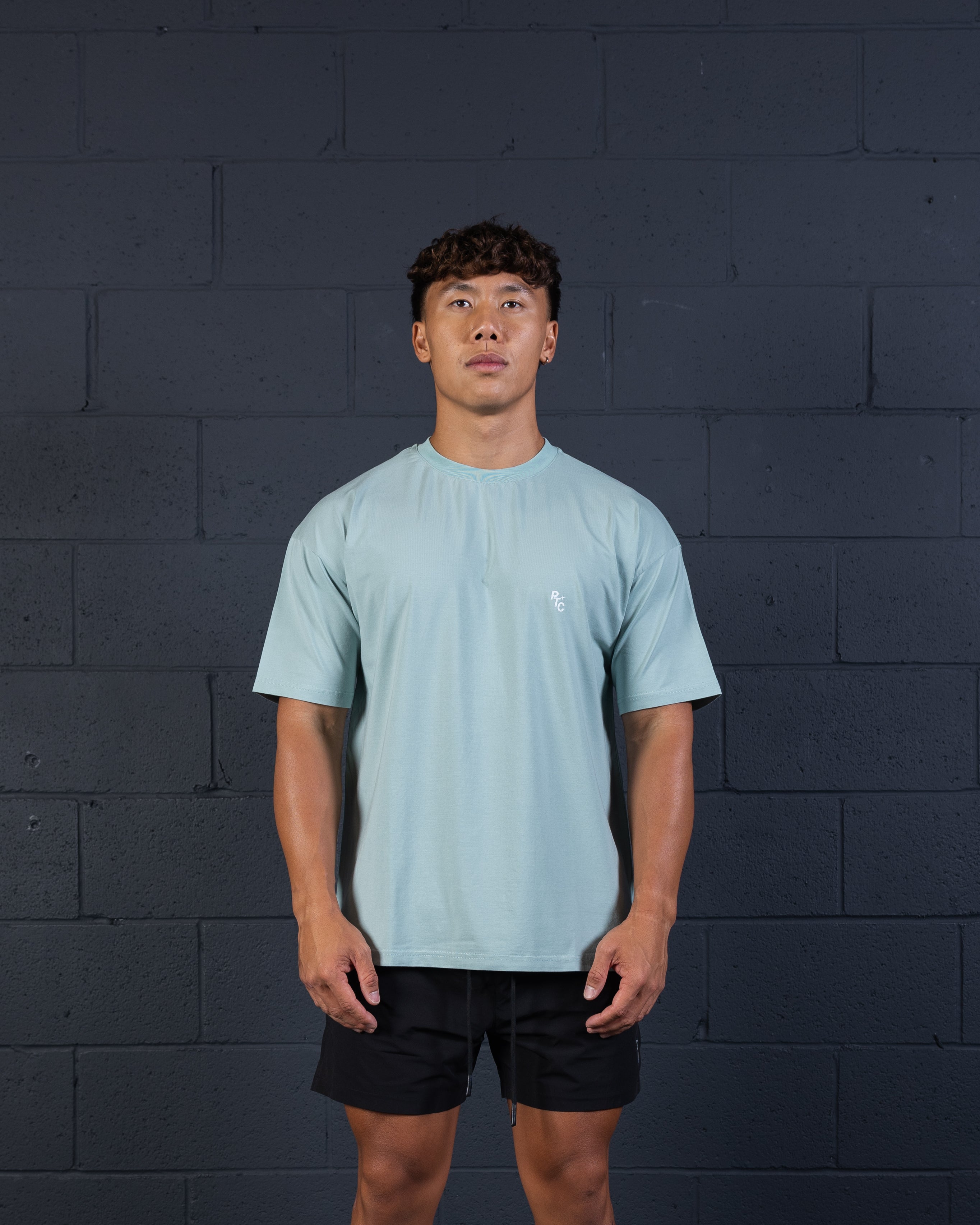 Graphic Oversized T-Shirt - Teal