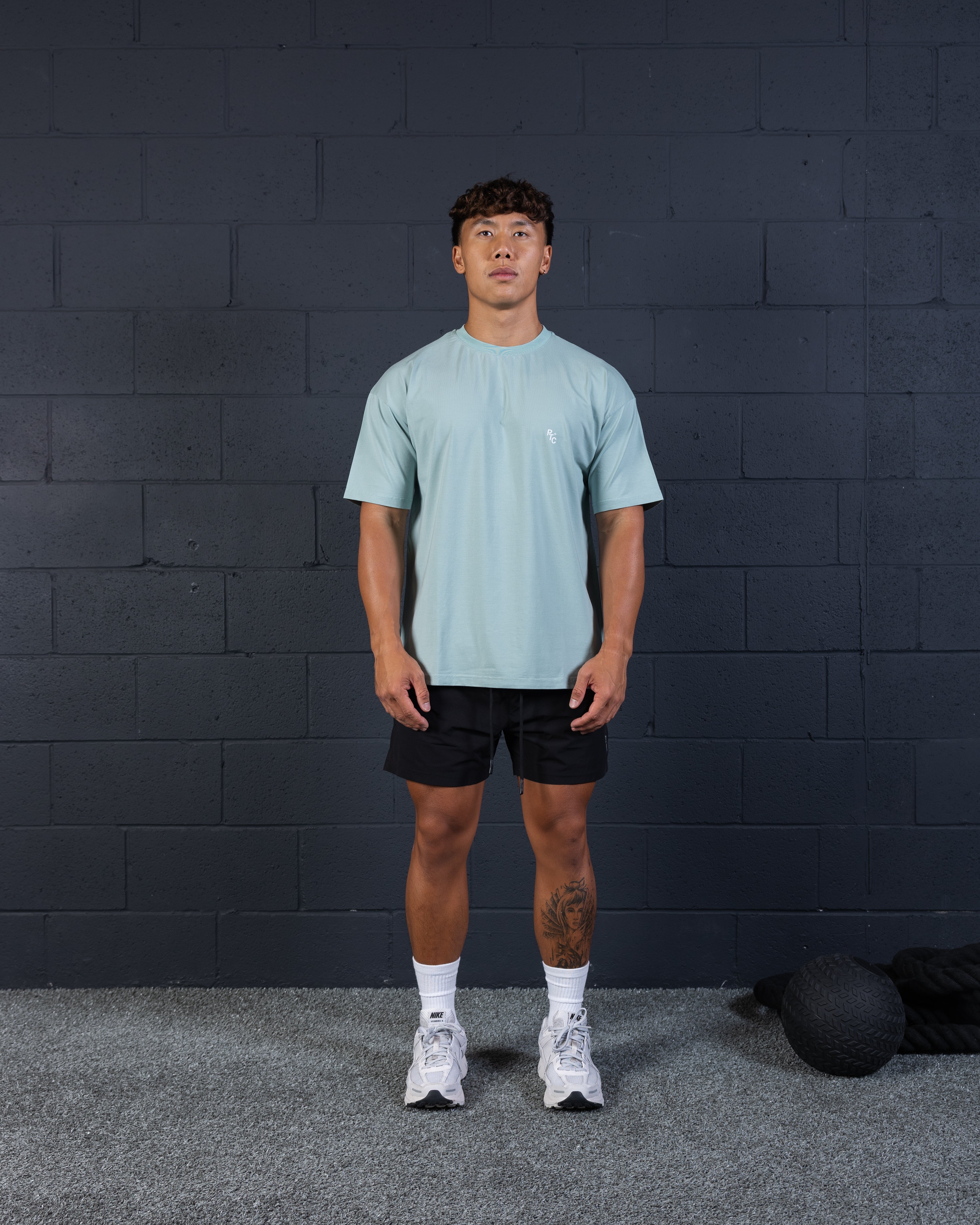 Graphic Oversized T-Shirt - Teal