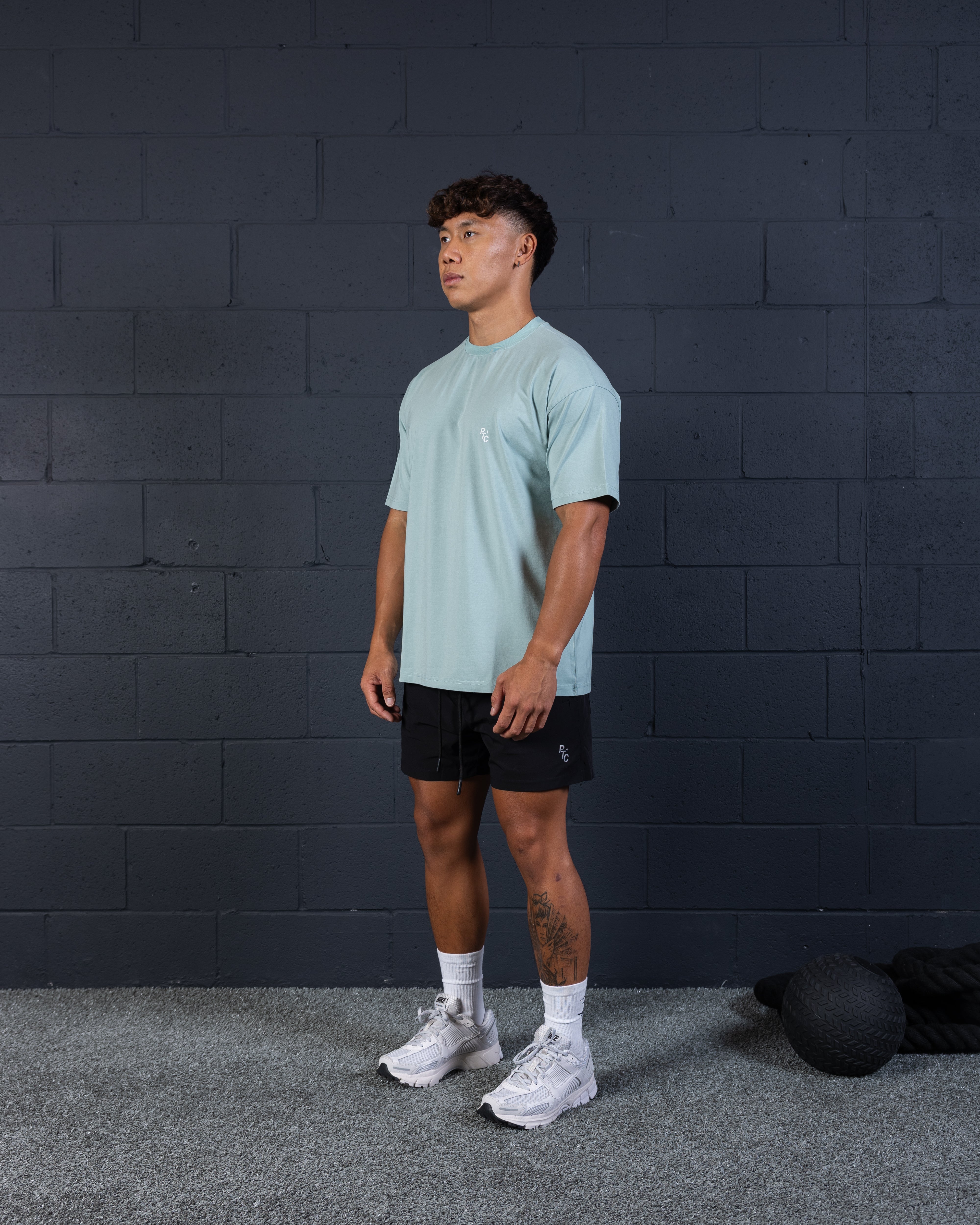 Graphic Oversized T-Shirt - Teal