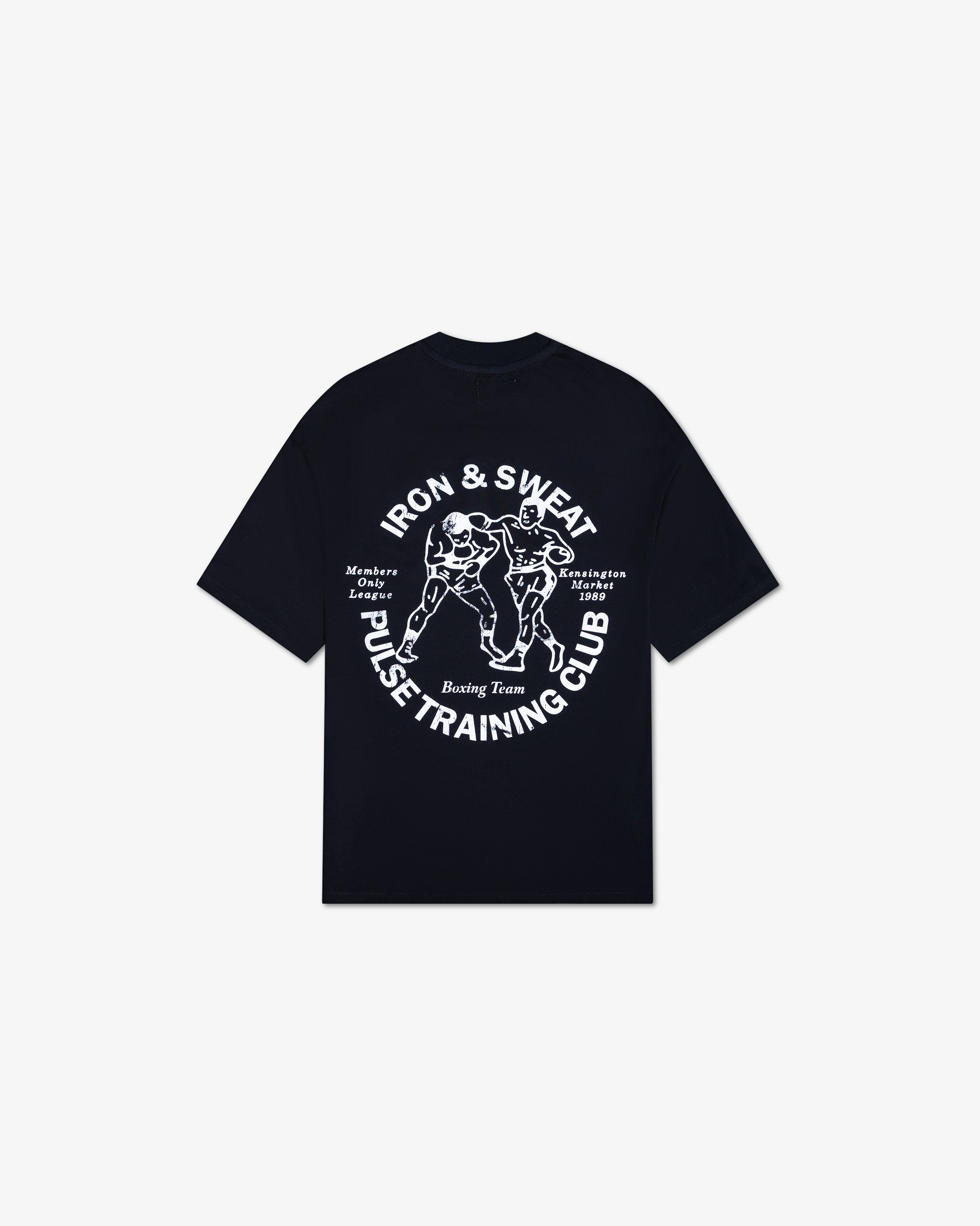 Graphic Boxer Tee - Black